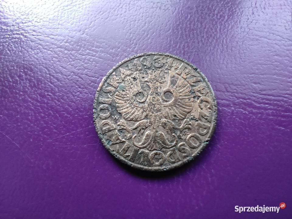 Moneta przedwojenna Sanacja II RP 5 groszy 1931 mazowieckie