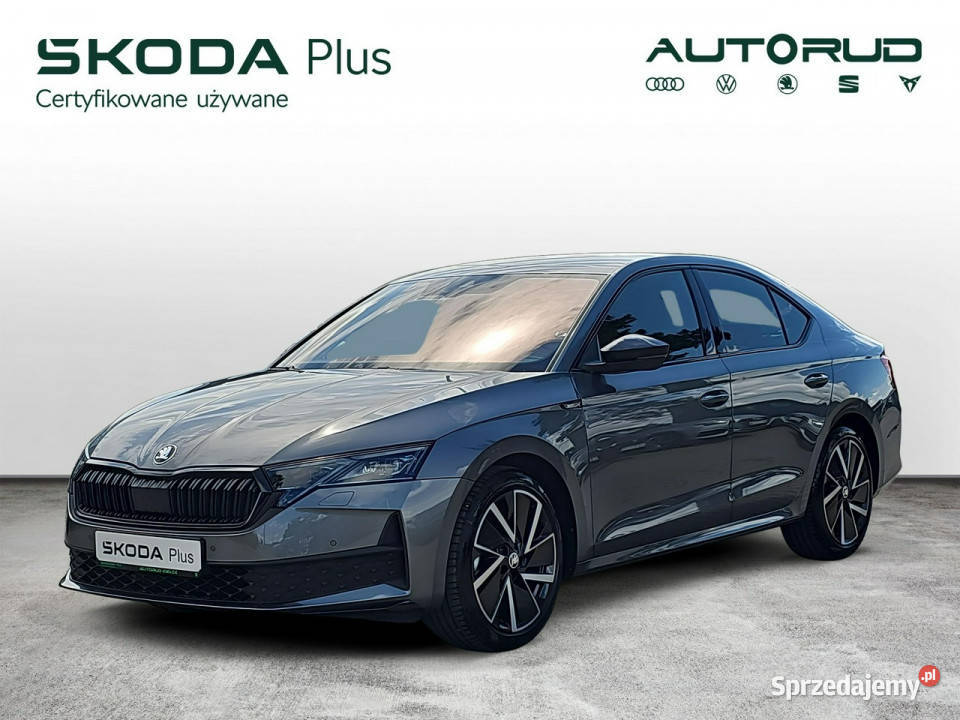 koda Octavia 15eTSI 150 DSG Sportline 2024 1WŁ szary Octavia Kielce sprzedam