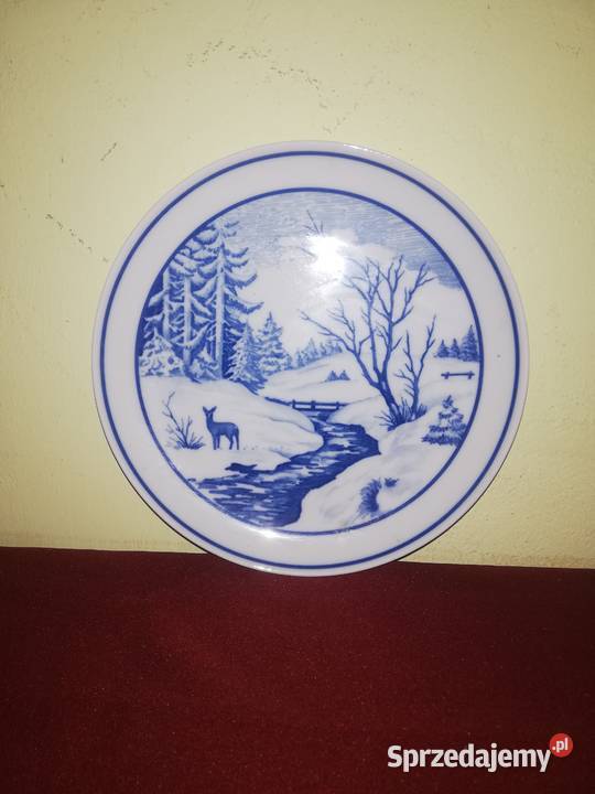 talerz Hutschenreuther zima Porcelana i szkło Chorzew sprzedam