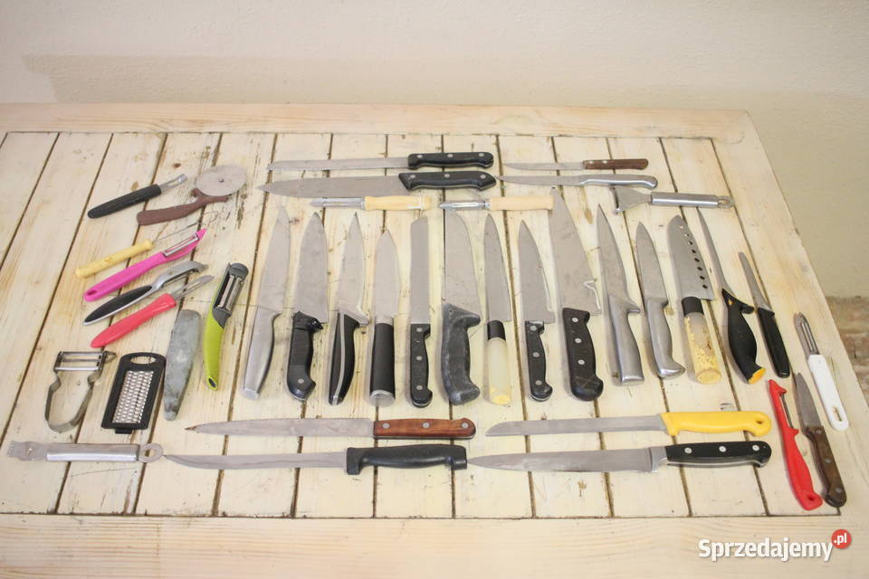 Mix noży kuchennych 39 elementów Akcesoria kuchenne śląskie