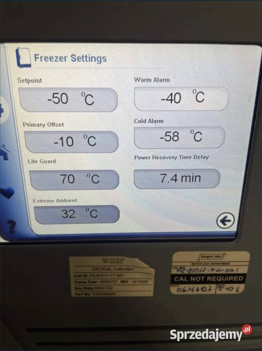 Zamrażarka niskotemperaturowa 86C Thermo Fisher mazowieckie Warszawa