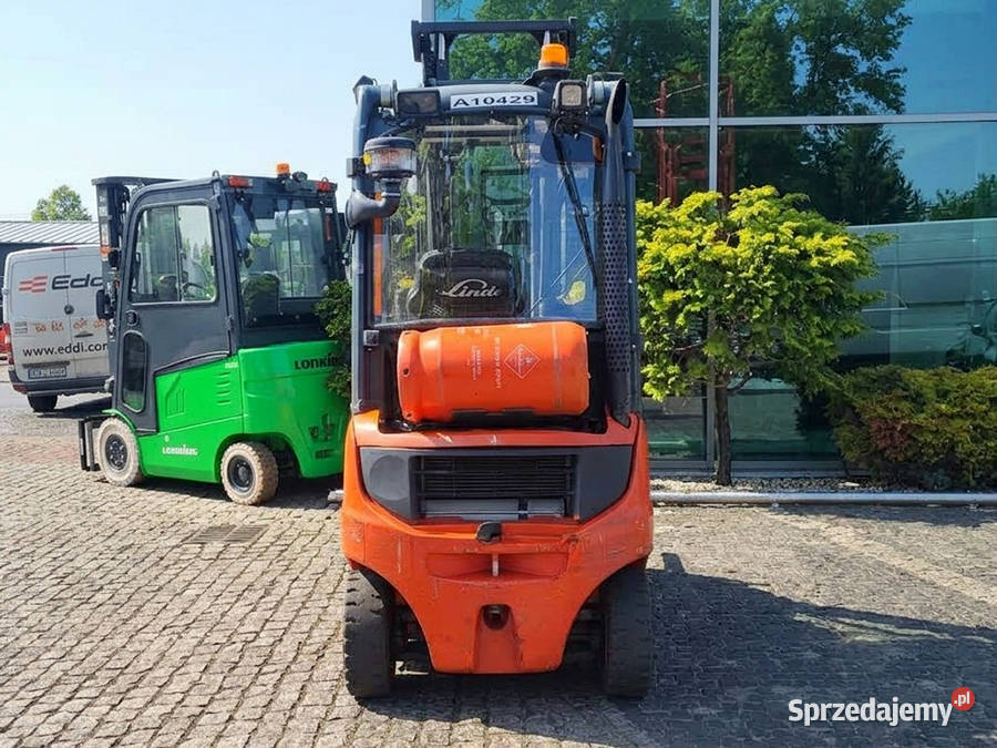 Wózek widłowy Linde H20T01 duplex 385 m LPG 2 Wózki widłowe Kęty