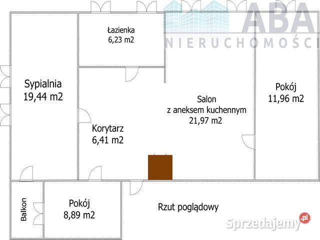 Przestronne mieszkanie z balkonem w Koninie Konin