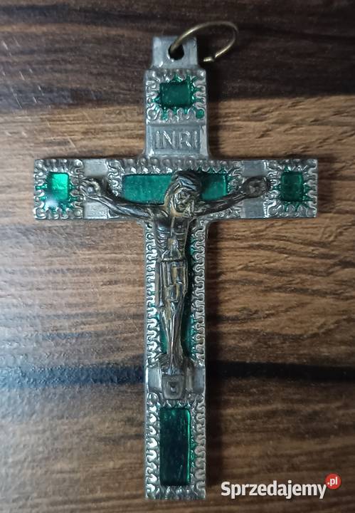Krzyż krucyfix św Benedykta Rzym Roma Stary Biżuteria sprzedam