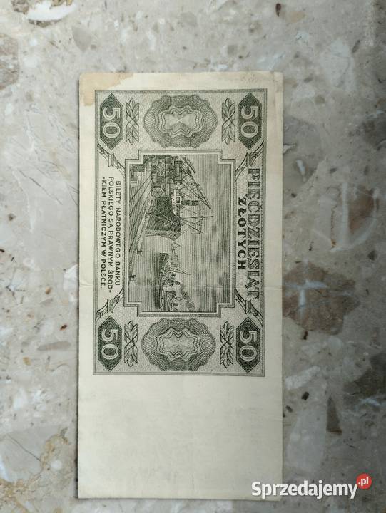 Sprzedam banknot 50 z 1948