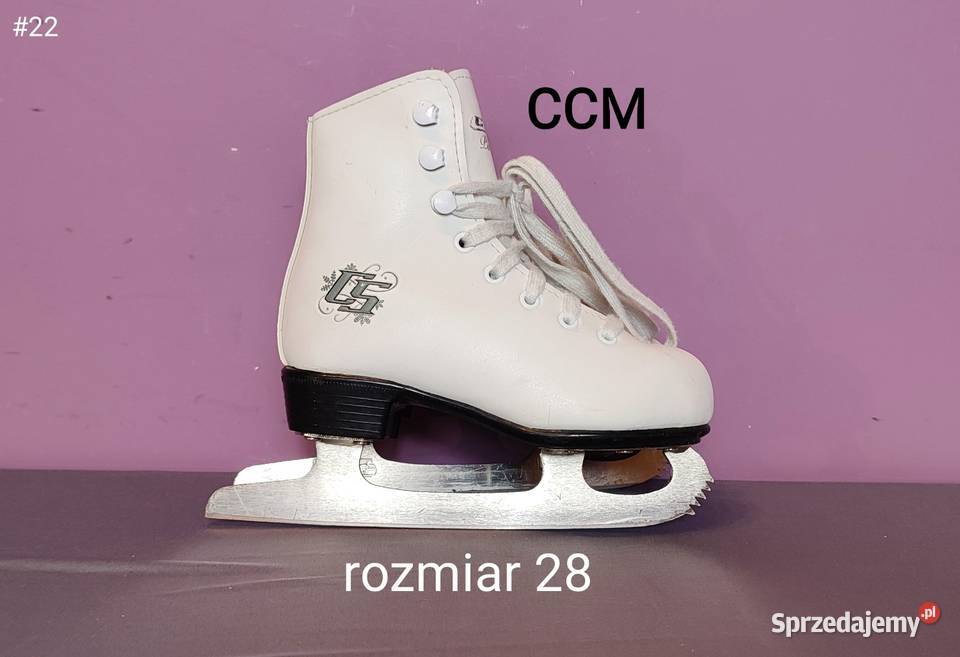 Łyżwy CCM dziecięce figurowe rozmiar 28 wkładka małopolskie