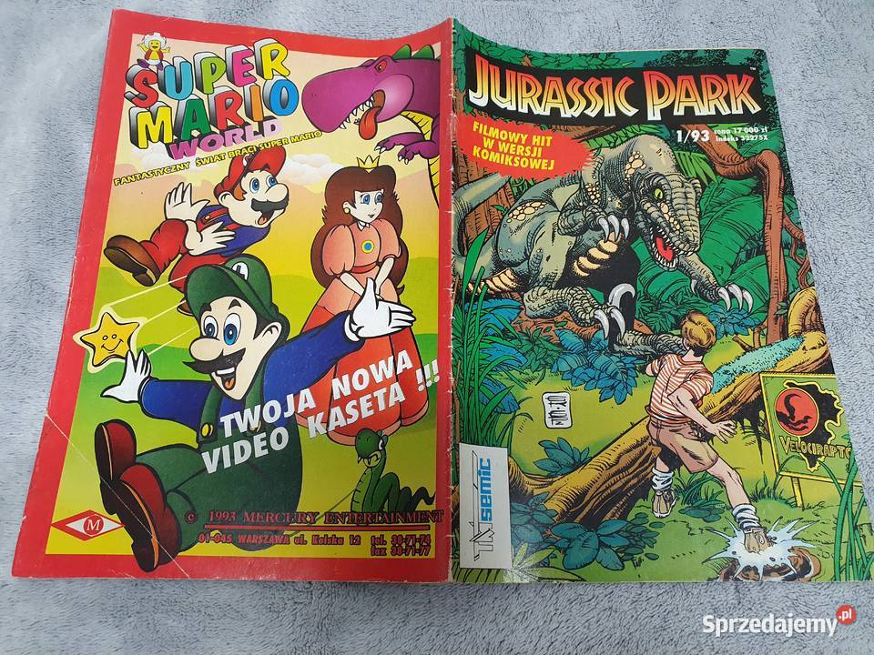 Jurassic Park komiks TmSemic 1993 Gdynia