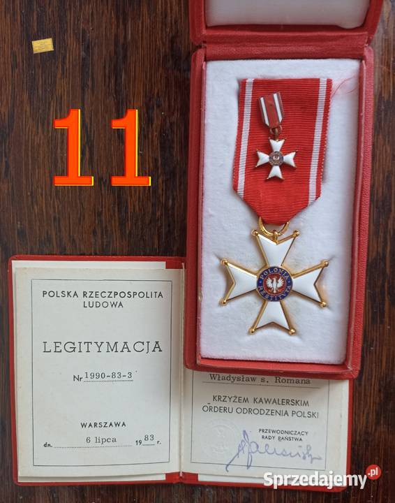 Orzełki Odznaczenia Medale Polonia Restituta Sosnowiec