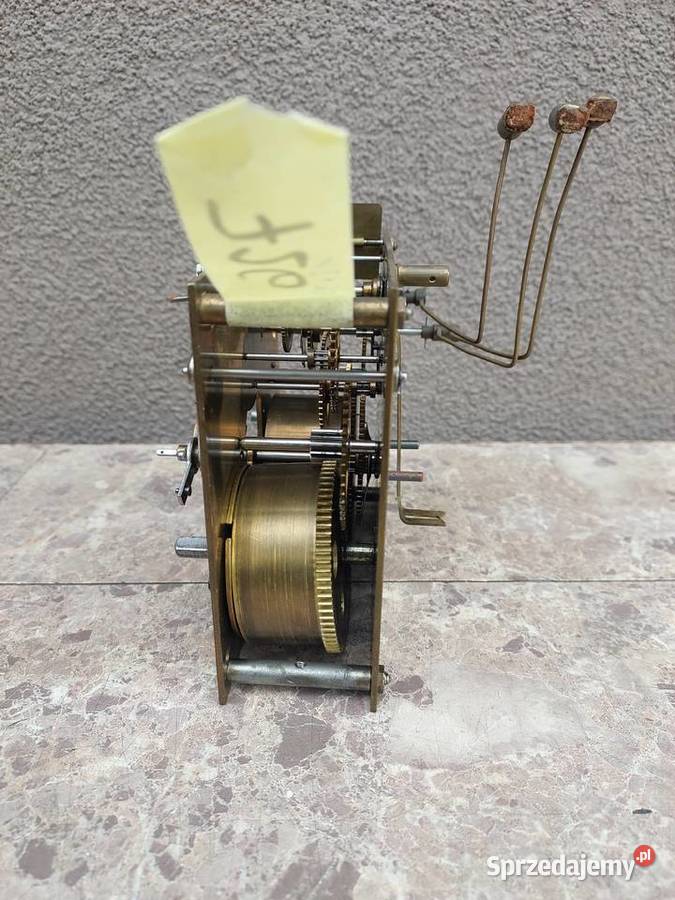 726 Mechanizm starego zegara ściennego Mauthe pomorskie Tczew