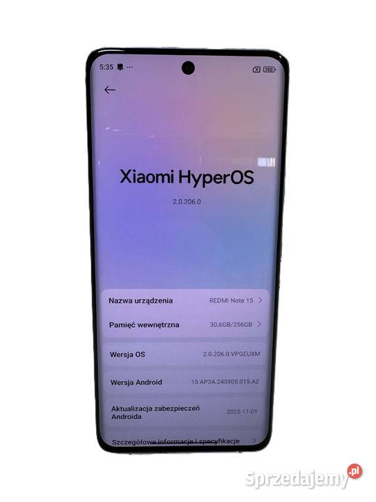 Smartfon Xiaomi Redmi Note 15 8256GB Elbląg