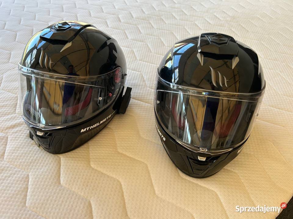 kaski motocyklowe MT Helmets 2 sztuki M plus mazowieckie Warszawa