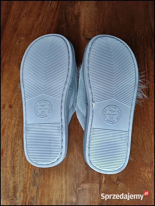 Kapcie damskie domowe z futerkiem JOMIX wygodne mazowieckie Warszawa