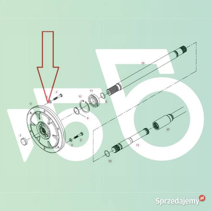 Tłumik drgań DEUTZ E835100420020 FENDT 826 VARIO Wilkowo sprzedam