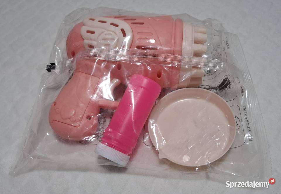 Pistolet do baniek mydlanych bubble gun śląskie Czeladź