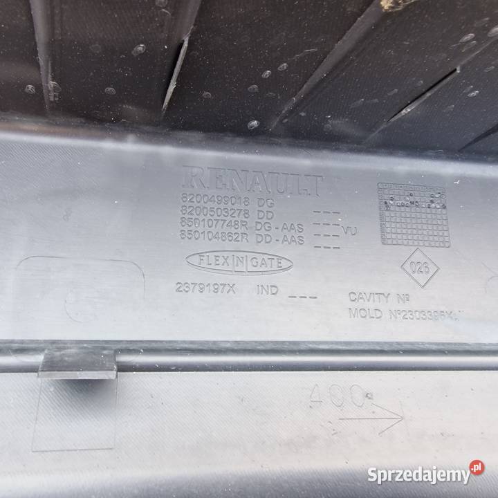 MERCEDES CITAN RENAULT KANGOO ZDERZAK TYŁ TYLNY Bieleń