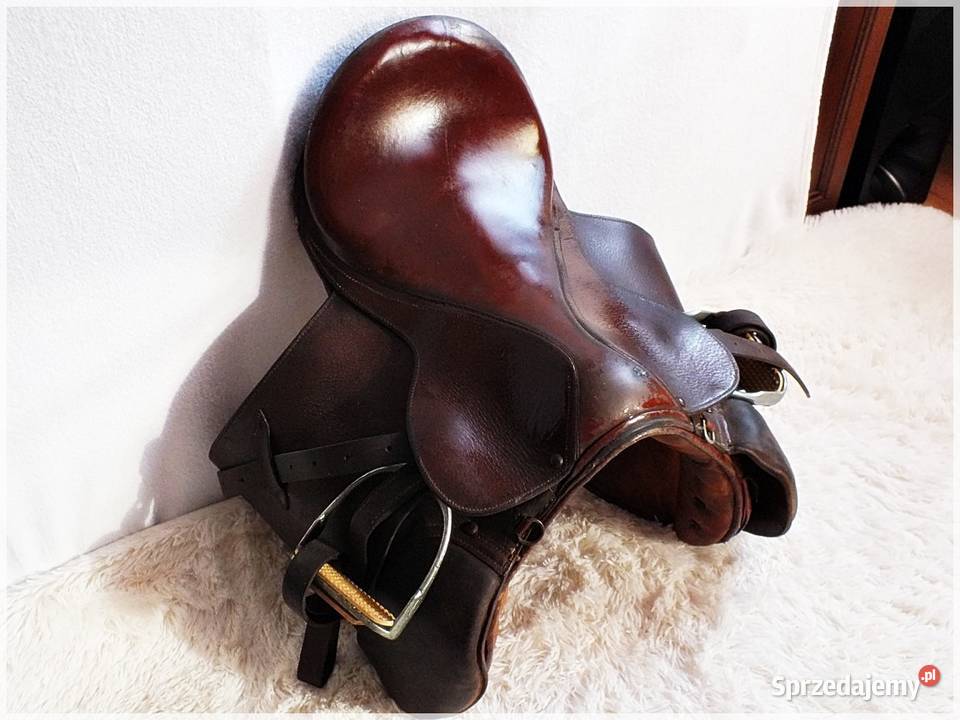 Siodło skórzane do jazdy konnej kompletne lubuskie Żary