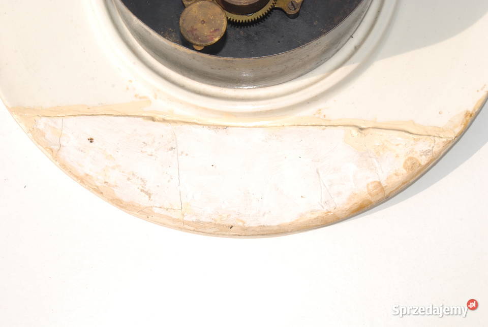 Stary porcelanowy zegarek wiszący śliwki Eska śląskie Cieszyn