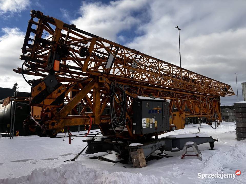 Żuraw budowlany dźwig budowlany LIEBHERR 71K Poznań
