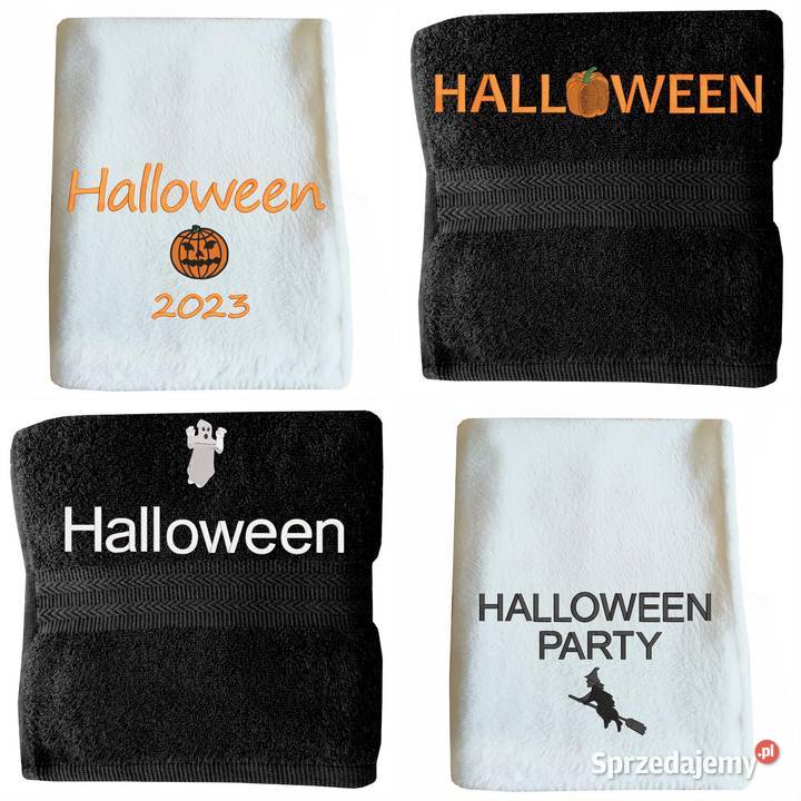 Halloween ręcznik 30x50 do rąk PREZENT impreza z Halloween kujawsko-pomorskie Toruń