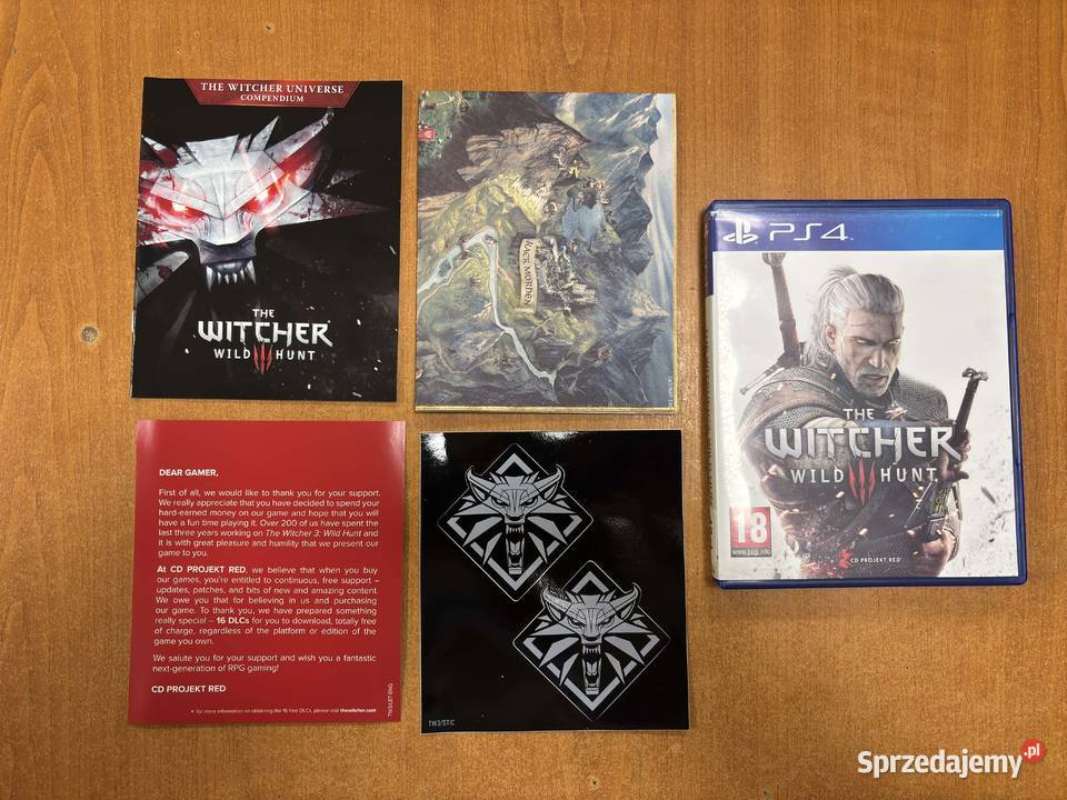 Wiedźmin 3 Dziki Gon PlayStation 4 Pudełkowa dubbing warmińsko-mazurskie Elbląg