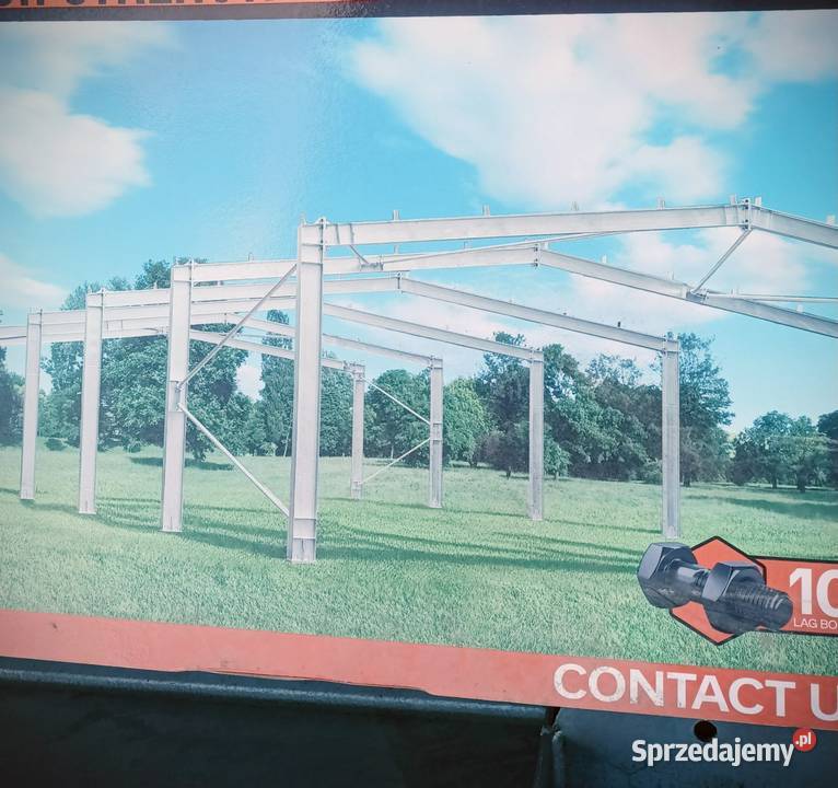 Konstrukcja hala stalowa ocynkowana 30x15x55 opolskie Prudnik