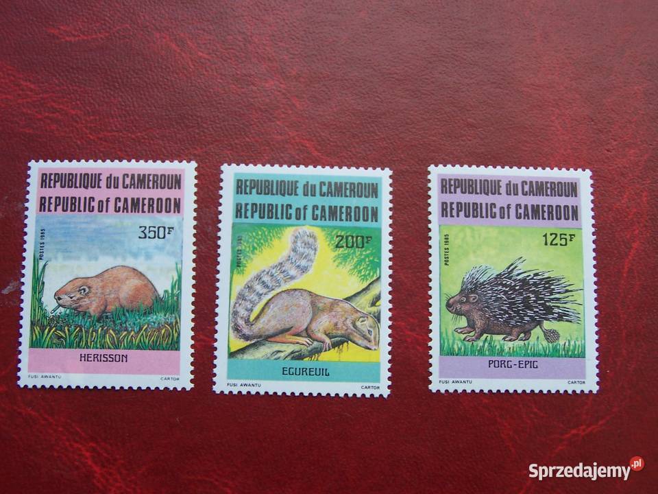 Kamerun 1985 MNH Mi 109395 Fauna Zwierzęta Tychy
