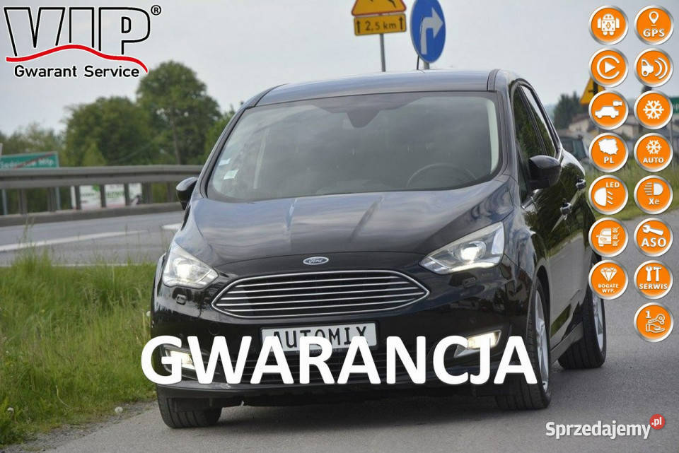 Ford C 10EcoBoost doinwestowany full led nawi C-MAX Sędziszów Małopolski
