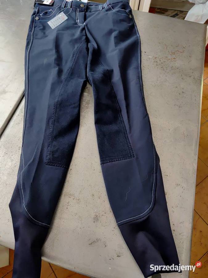 Bryczesy Techno granatowe 40