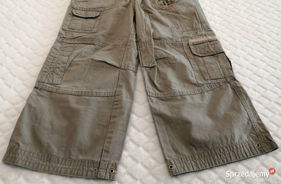 Spodnie bojówki cargo khaki 98 51015 Odzież chłopiec Czeladź