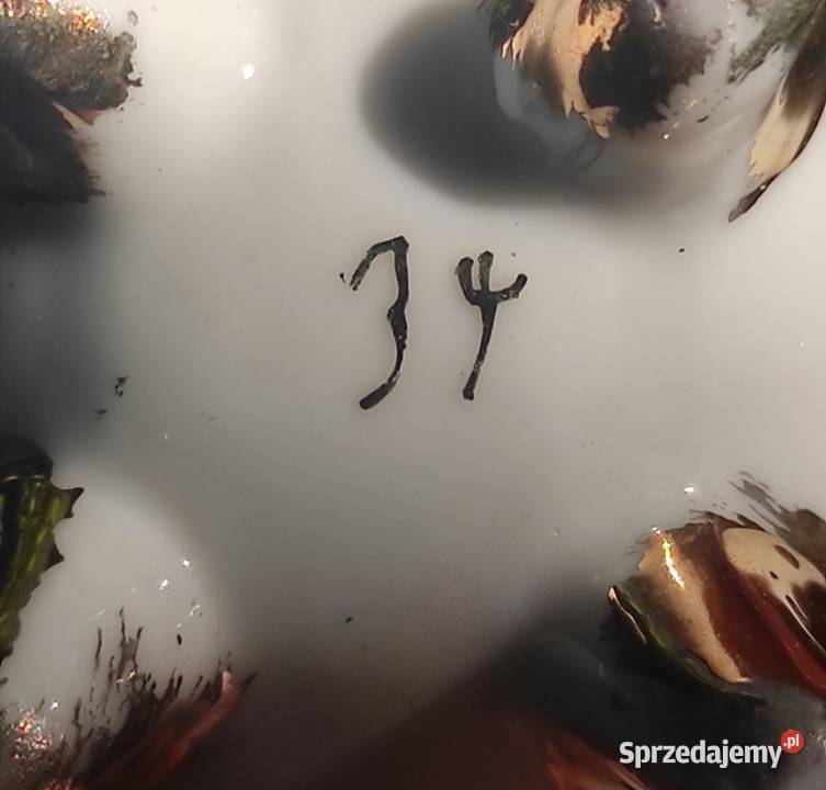 Wiktoriańska filiżanka ze spodkiem Pabianice