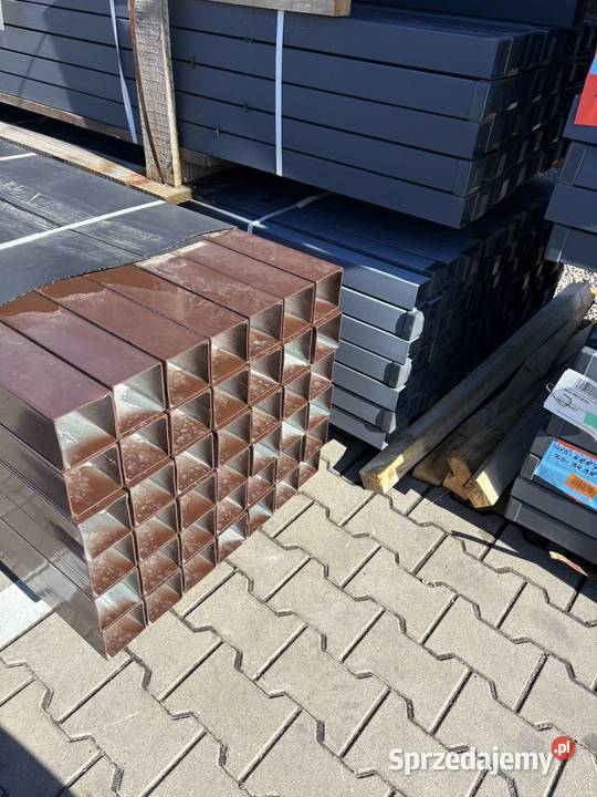 Słupki ogrodzeniowe 60x60 80x80 ścianka 2mm Sokołów Małopolski