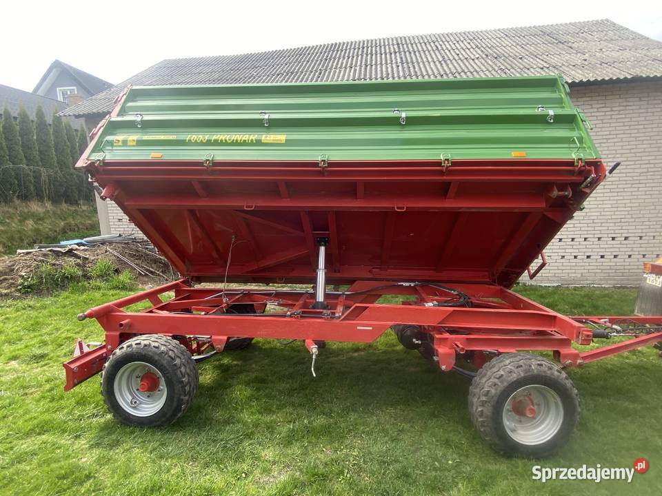 Przyczepa wywrotka PRONAR T653 stan idealny nowa