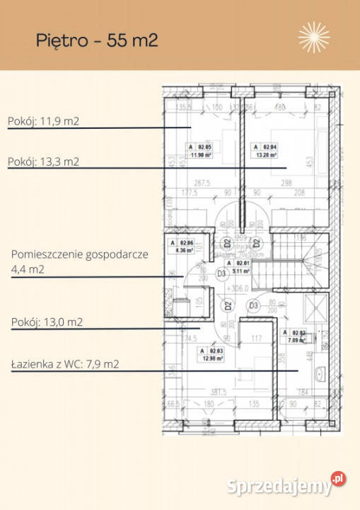 Segment Stara Miłosna 5 pomieszczeń 2 łazienki Liczba pokoi 5 Warszawa