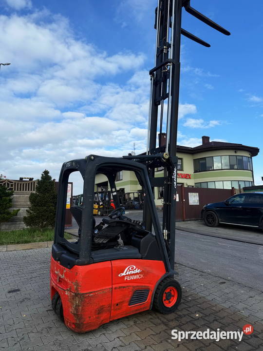 wózek widłowy elektryczny LINDE E12 TRIPLEX 46m