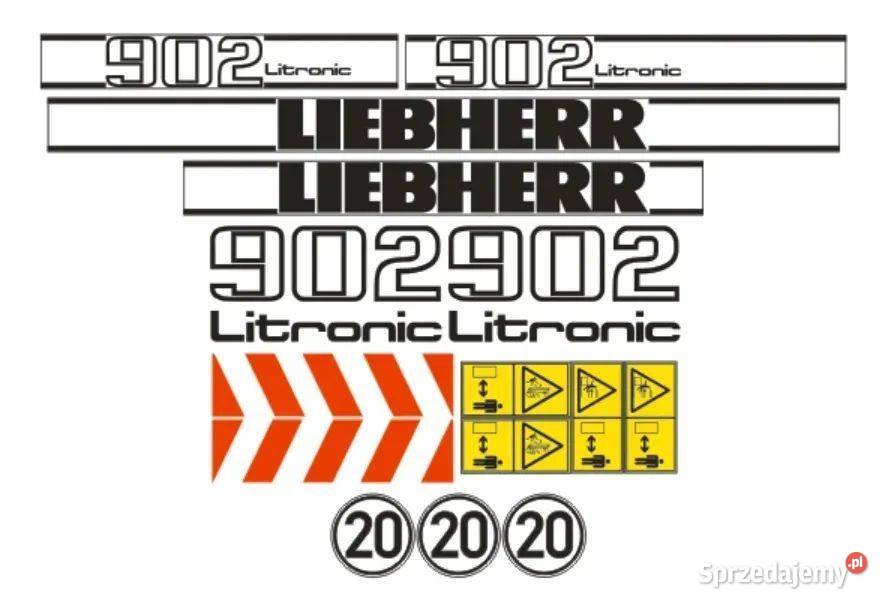 Naklejki oklejenie LIEBHERR 902 Litronic Janików