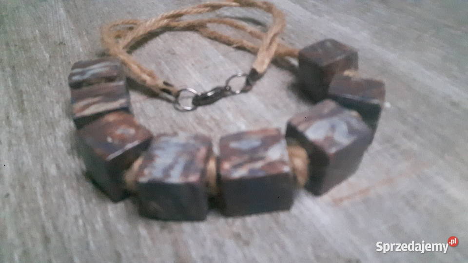 Naszyjnik ceramiczny ręcznie wykonany mazowieckie Otwock