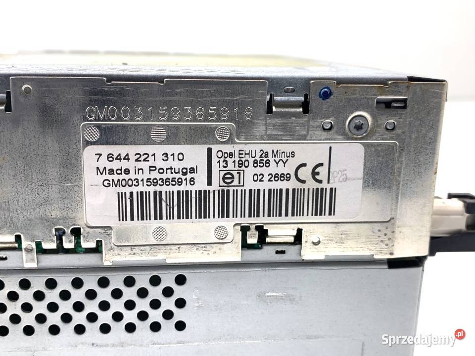 RADIO OPEL ZAFIRA B 13190856YY 0519 ODTWARZACZ sprzedam