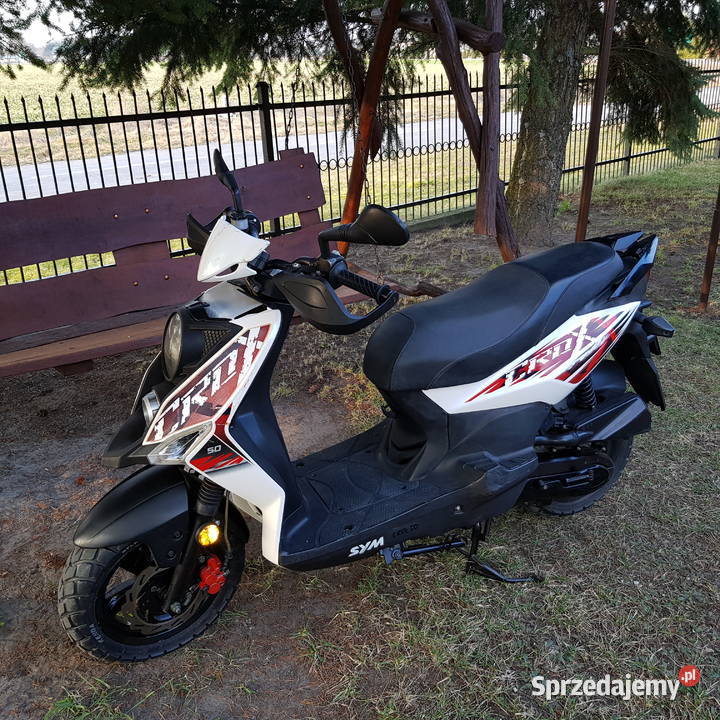 Skuter SYM CROX 50 4T 2021 Led oryginalny lakier 50cm3 mazowieckie Warszawa sprzedam