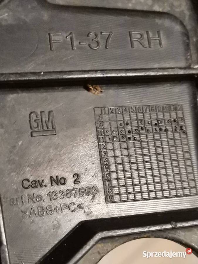 OPEL ASTRA J IV PRAWY ŚLIZG ZDERZAKA PRZÓD Karoseria wielkopolskie Międzychód sprzedam