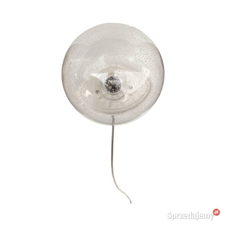 Lampa Space Age z kulistym kloszem bubble glass
