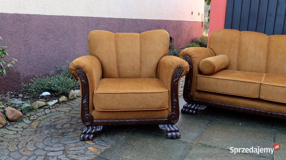 Wspaniały Komplet Wypoczynkowy Sofa 3 os 2 Ziębice sprzedam