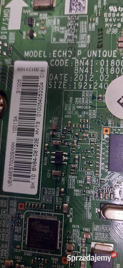 SAMSUNG UE 46ES7000S uszkodzona matryca Telewizory Sosnowiec