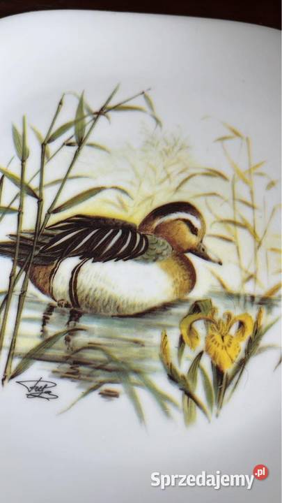 Kwadratowy talerz ze wspaniałej manufaktury Gdańsk