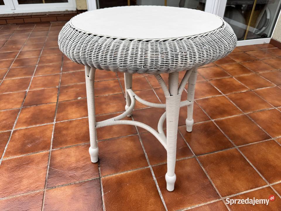 Stolik rattanowy kawowy ogród taras balkon stół mazowieckie Garwolin sprzedam