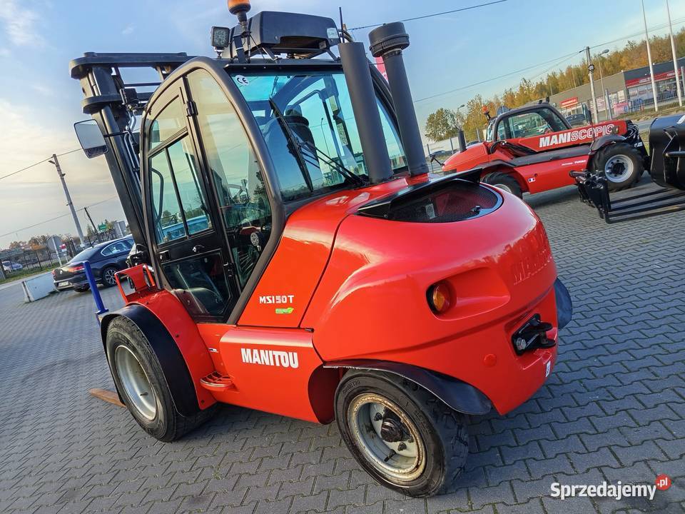 Wózek widłowy terenowy Manitou MSI 50 T TONERO mazowieckie