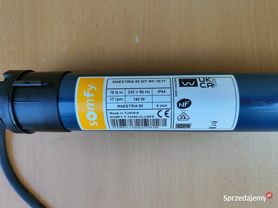 Silnik SOMFY MAESTRIA 50 WT Tarnobrzeg sprzedam