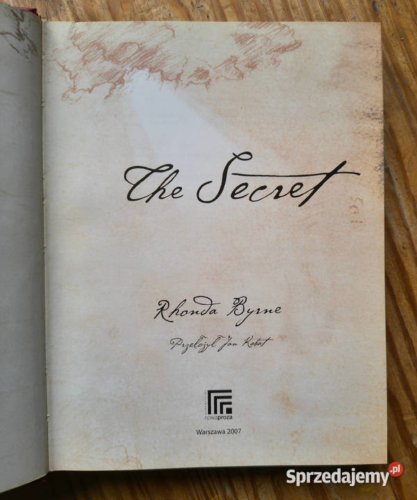 Sekret Rhonda Byrne sprzedam