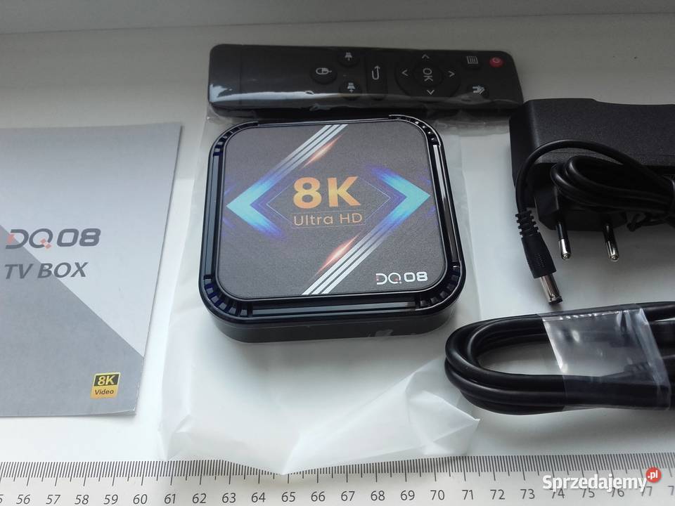 TV BOX, Android 13, przystawka smart do TV, DQ08, Quad corte