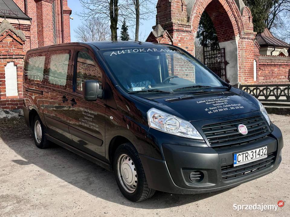 Fiat Scudo karawan specjalny pogrzebowy zabudowa Rok produkcji 2011 Golub-Dobrzyń sprzedam