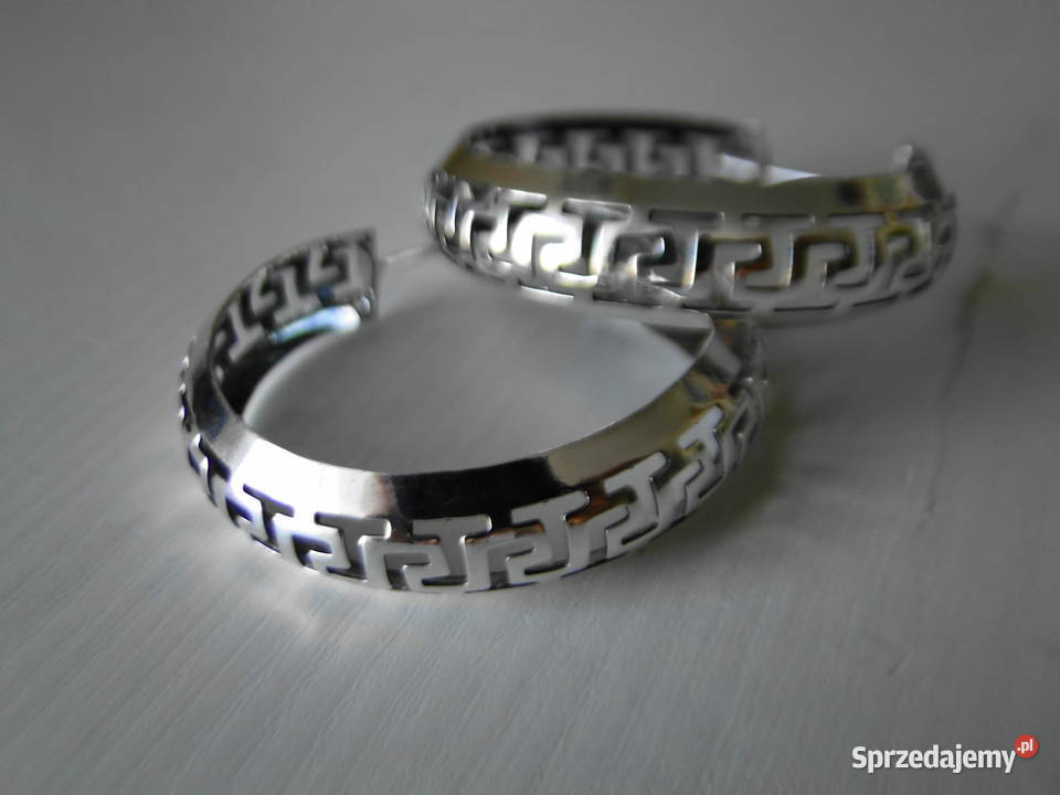 Zjawiskowe kolczyki srebro 925 srebro Warszawa sprzedam